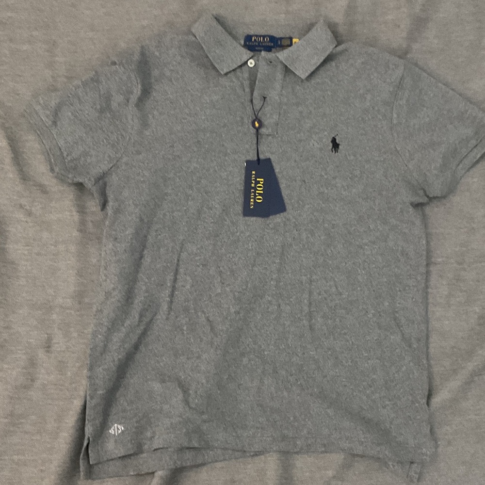 Polo by Ralph Lauren Classic Gray Polo Shirt